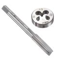 M8 X 1mm Metric Left Hand Tap And Die Set Machine Thread Tap With Round Die Hand Tool. 