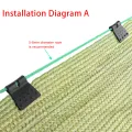 【ZOSR】EG 10/20/50pcs Agricultural Plastic Greenhouse Gardening Greenhouse Agricultural Film Shading Net Clip Net Bird Net Net Buckle Net Clip Butterfly Clip Cheap Price Free Ship. 