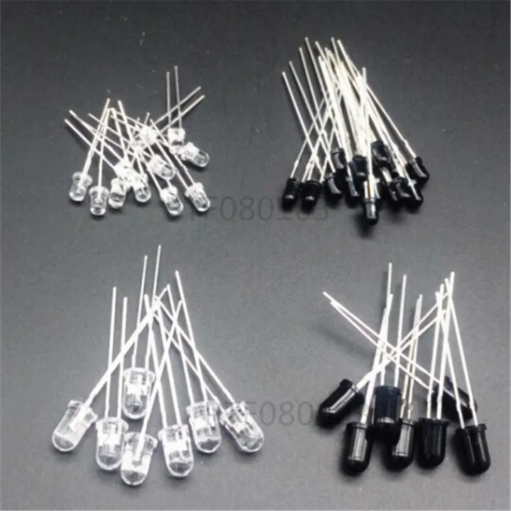 【UrbanNomad】20 pairs of 5 mm 940 nm LED emitters and 20 pairs of ...