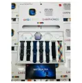Hiwatch i20 Ultra 2 , 3 MAX Suit SmartWatch + Airpods Pro with Transparent Screen Guard Watch with Seven Decorated Straps. 