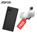 Aspor A330 Powerbank 10000 MAH with Free Gift. 