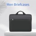 Document Men Briefcases Simple Thicken Handbag Business Tote Bolsas File Folder Bag Black Laptop Handbag Commute. 