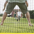 bellylady Children Portable Folding Soccer Net Football Gate Outdoor Sports Toys For Backyard Park Soccer Fields. 