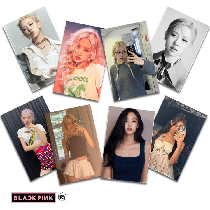 32pcs%20High%20Quality%20K-POP%20BLACKPINK%20Jisoo%20Jennie%20Ros%C3%A9%20and%20Lisa%20Collectable%20Photocards%20Glossy%20Lomo%20Card%20Pack%20-%20Image%203