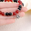 Halloween Spider Couple Bracelets for Women Men Romantic Heart Magnetic Matching Bracelet Aesthetic Party Jewelry. 