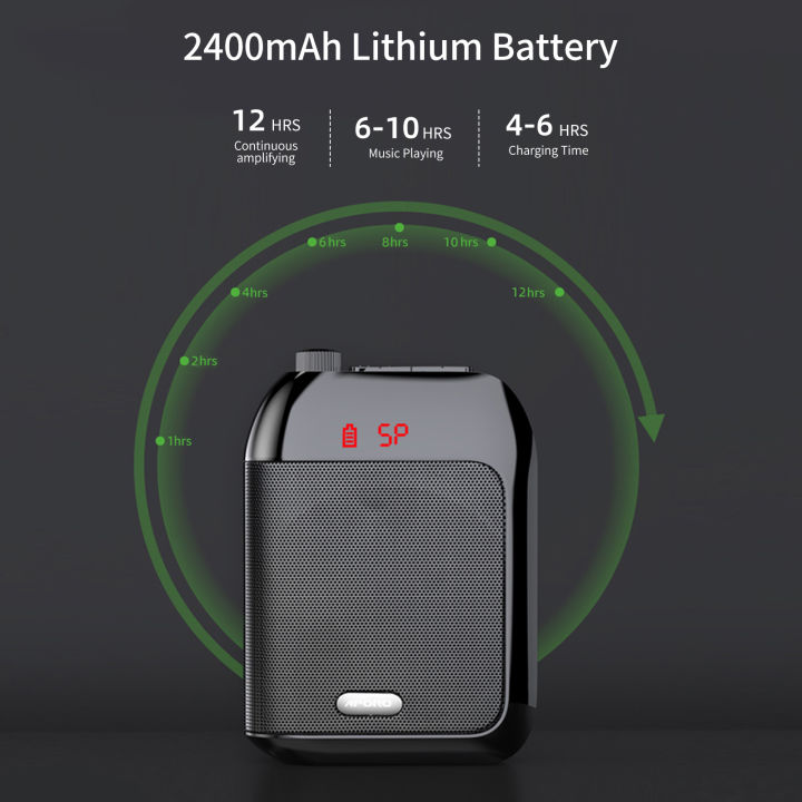 Portable%20Voice%20Speaker%20Amplifier%20for%20Teachers%20with%20wi-rel-ess%20Microphone%20Headset%20Waistband%20Rechar-geable%20Personal%20b-t%20Speaker%20Support%20Music%20Recording%20FM%20Ra-dio%20for%20Classroom%20Meeting%20Training%20Tour%20Guides%20Promotions%20Singing%20-%20Image%208