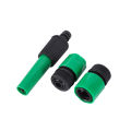 4Pcs Garden Hose Connector Set Adjustable Plastic Spray Gun Nozzle Hose Pipe Watering Sprinkler Car Wash Washing Tool Tap Adaptor. 