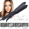 Hair Straight, Portable Ceramic Tourmaline Ion Flat Iron Hair Set, Four Gears Constant Temperature Steam Straight. 