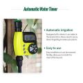 KOGEEK Automatic Water Timer Outdoor Garden Irrigation Controller 1-Outlet Programmable Hose Faucet Timer Garden Automatic Watering Device without B-attery Yellow. 