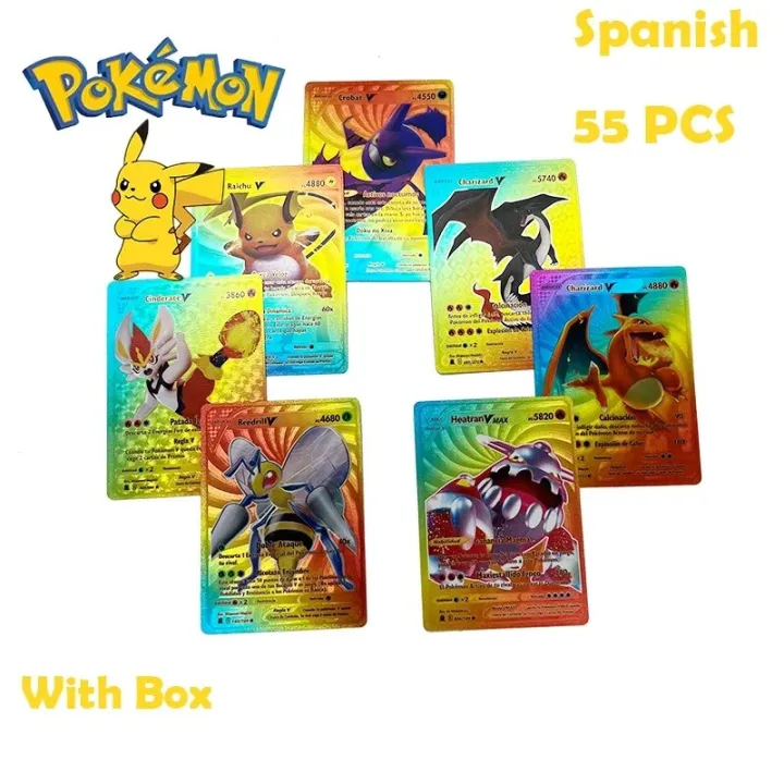 pokemon%20cards%20golden%20Pokemon%20Cards%20Metal%20Gold%20Silver%20Vmax%20GX%20Card%20Box%20Mewtwo%20Pikachu%20Rare%20Collection%20Battle%20Trainer%20Card%20Children%20Toys%20Birthday%20GiftsParty%20Games%20Crafts%20-%20Image%207