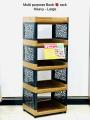 Book Shelf for Home Library, Book Stand, Book Rack for Study Room, Book Stand Shelf Plastic. 