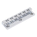 Electric Guitar Replacement Bridge Nut Electric Guitar Bridge Nut Cr Plated High Strength Tailpiece for Maintenance. 