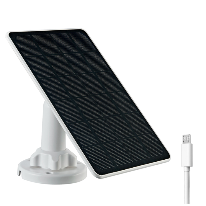 3W Solar Panel for Security Camera Outdoor IP65 Waterproof with 3 ...