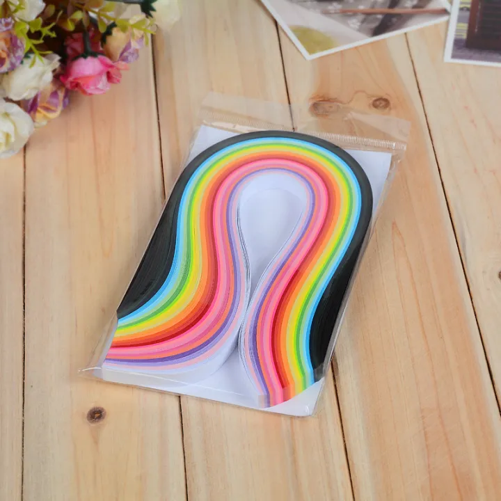 260%20Pieces/Bag%2026%20Colors%20Quilling%20Paper%20Assorted%20Mixed%20Color%20Origami%20Paper%20Width%203/5/7/10Mm%20Handmade%20Artwork%20Flower%20DIY%20Supplies%20-%20Image%209