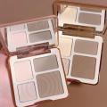 Matte Highlighter Bronzers Palette Makeup Contour Powder Cosmetics Pigmented Nose Blusher Shadow Natural Pallete Stereoscop A7S1. 
