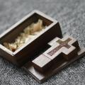 New specials Cross USB Flash Drive Free Custom Logo Pen Drive Crucifix Memory Stick Wooden Box Transparent Lid Pendrive 128GB 64GB 32GB 16GB. 