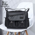 LouisWill Men Shoulder Bags Unisex Fashion Cross Body Bag Multiple Pocket Design Large Capacity Waterproof Lightweight Casual Sport Street Bag for Travel Outdoor. 