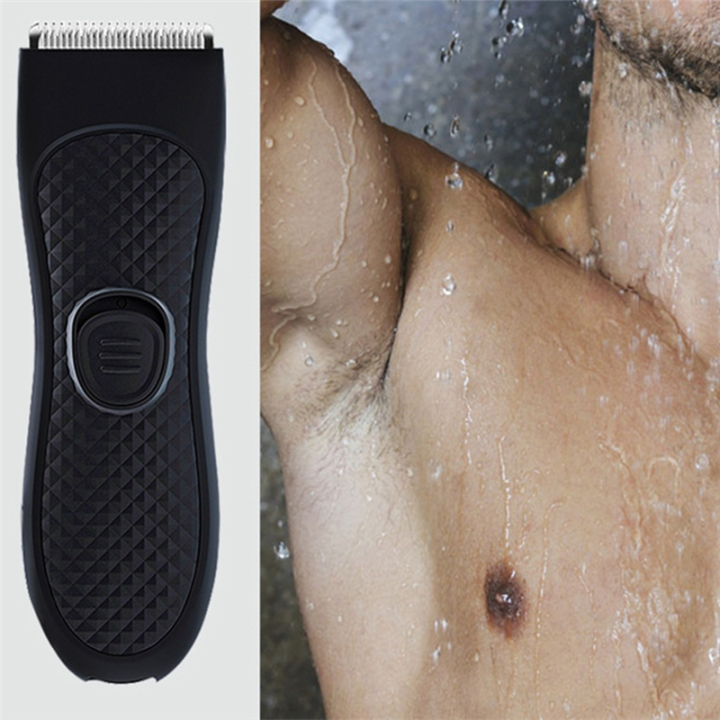 1Set%20Men'S%20Electric%20Trimmer%20Groin%20Hair%20Trimmer%20Pubic%20Hair%20Removal%20Intimate%20Areas%20Body%20Clipper%20Black%20Epilator%20Rechargeable%20Shaver%20-%20Image%204