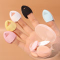 5pcs/set Mini Finger Puff Foundation Powder Detail Makeup Sponge Face Concealer Cream Blend Cosmetic Accessories Makeup Tools. 