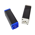 LED PowerCon AC Coupler Adapter Extender Power Connector Extender Connector High Quality Speakon Panel Mount Straight Adapter Blue to Blue. 