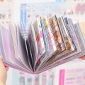 72Pcs Korean Style Cute Cartoon Patterns Sticker Book DIY Craft Handmade Scrapbook Stickers Sweet Various Styles Notebook Journal Decor Collage. 