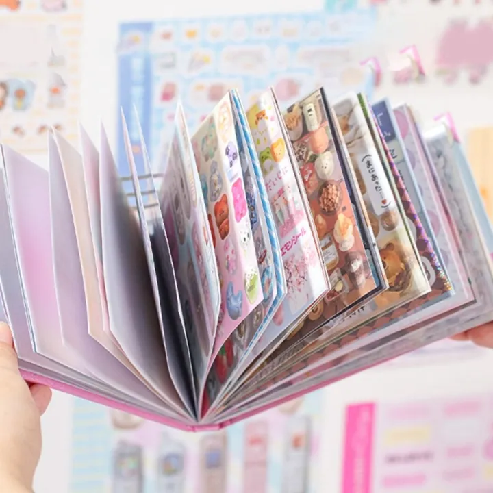 72Pcs%20Korean%20Style%20Cute%20Cartoon%20Patterns%20Sticker%20Book%20DIY%20Craft%20Handmade%20Scrapbook%20Stickers%20Sweet%20Various%20Styles%20Notebook%20Journal%20Decor%20Collage%20-%20Image%205