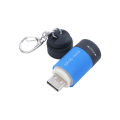 LOUISIS Rechargeable Portable USB Charger Camping Torch Lamp Mini Lamp LED Light Keychain Flashlight Keychain USB Mini Torch Keychain Pocket Torch.
