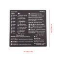 Windows PC Reference Keyboard Shortcut Sticker Adhesive for PC Laptop Desktop. 