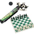 Chess Game Set Portable Outdoor Chess Game Shoulder Straps Travel Plastic Chess Set. 