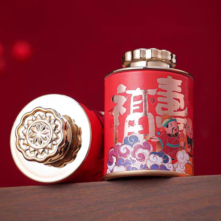 Mini Portable Black Tea Green Tea Airtight Smellugar Coffee Caddy Organizer Travel Container Sealed Can Tea Jar Storage Boxes