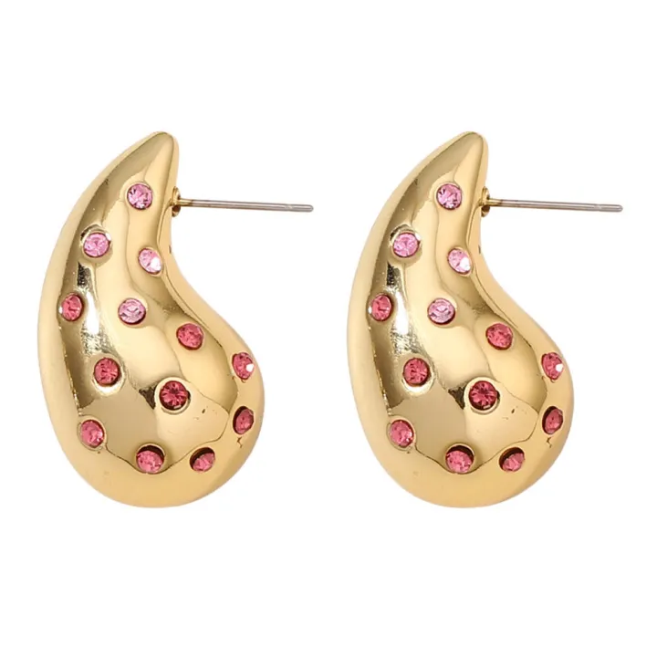 Stud%20Earrings%20Set%20Chubby%20Shape%20Colorful%20Water%20Drop%20Earrings%20Plated%20Classic%20Design%20Water%20Drop%20Earrings%20for%20For%20Women%20For%20Girls%20Bridal%20Wear%20Fashion%20Accessory%20Gift%20Item%20-%20Image%207