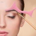 Silicone Eyebrow Shaping Tool Eyeliner Stencil Make Up Tool. 