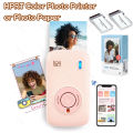 HPRT CP2100 Portable Color Photo Printer Bluetooth Wireless Connection Travel Mini Picture Printer or 2x3'' inch Paper Ribbon. 