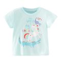 Kids T-Shirt 2-8 Years Baby Girl Cotton T-shirts Cartoon Pattern Cute For Girls Children Summer Short Sleeve Infant Clothing. 