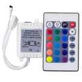 RGB LED controller DC 12V 24 key IR remote control 12v For led Strip 2835 3528 5050 With Box Receiver. 