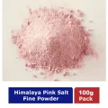 Himalayan Pink Salt Fine Powder 100g Pack 100% Pure natural salt, Boosts Immunity, Metabolism, Stabilizes blood pressure, diabetes, Treats Sinus and more health benefits. 