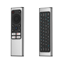 (GGBR) Universal 2.4G Wireless Remote Control Keyboard Air Mouse for Android TV Box Mini PC HTPC with IR Learning Silver. 