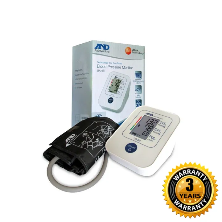 AND Upper Arm Blood Pressure Monitor - UA-611