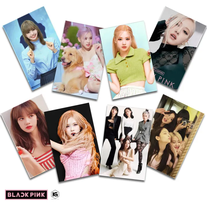 KPOP%20BLACKPINK%20Photocards%20JISOO%20JENNIE%20LISA%20ROSE%20Collectible%20Glossy%20LOMO%20Card%20Set%2032PCS%20-%20Image%203