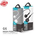 Celebrat G6 Wired Earphone Handfree 3.5mm Headset With Mic. 