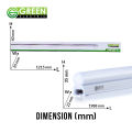 T6 LED Tube Light/Fixture – Compact LED Tube fixture - Green Electric. 