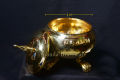 Brass Puja Paththara 8 inch Sinha Kakul. 
