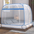New New Mongolian Bag Mosquito Net Home Bedroom Installation-Free 1.5M Encryption Full Bottom Children's Drop-Resistant Zipper Tent. 