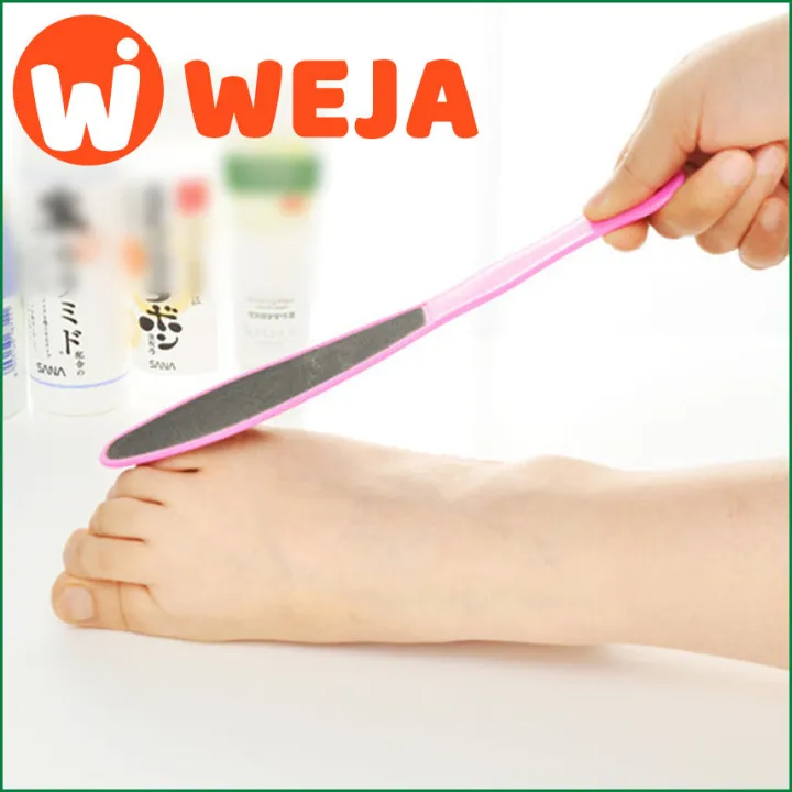 【WEJA】Double-Side Foot Rasp File Exfoliating Scrub Rub Board Dead Skin Calluses Removal Pedicure Care Foot Care Tool Bathroom Supplies