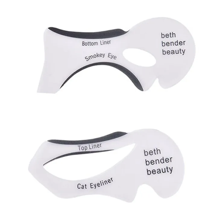 Eyeliner Stencils Winged Eyeliner Stencil Models Template Shaping Tools Eyebrows Template Card Eye Shadow Makeup Tool