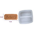 DIY Biscuit Shape Candle Silicone Mold Handmade Biscuit Chocalate Baking Mould Mzea. 