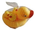 FAMILY DUCK(L)| Infinity needs| 4 Pcs Cute Rubber Duck Family Set for Baby Shower Squeak Fun Baby Floating Yellow Rubber Bath Duck Toys Fun Decoration Items. 