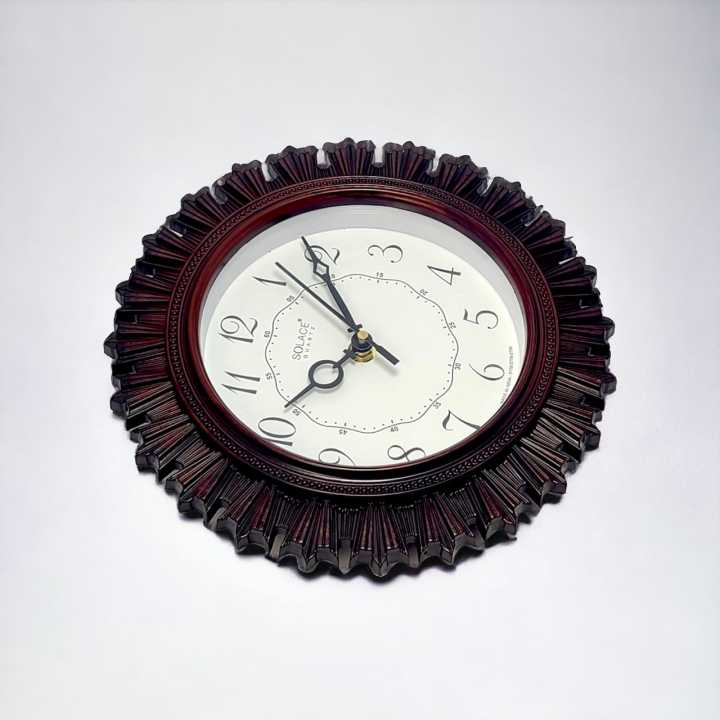Solace%20quartz%20wall%20clock%20brown%20colure%20Wall%20Clock%20-%20%205779%2024cm%20made%20in%20india%20-%20Image%203