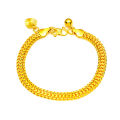 Youbo Brass Gold Plated Women Bracelet   Fashion 24k Boss Bracelet for Men   Plating 24K Gold Jewelry Supplier. 