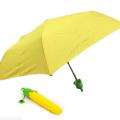 Waterproof UV Protection Creative Vegetable Folding Umbrella Eggplant Carrots Corns Umbrella Sunshade Rain Gear for Kid Gifts. 